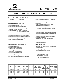 浏览型号PIC16F76-I/ML的Datasheet PDF文件第3页