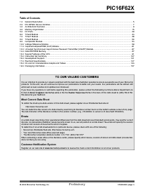 浏览型号PIC16LF62X-20/P的Datasheet PDF文件第5页