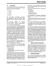 浏览型号PIC17LC42A-33I/JW的Datasheet PDF文件第5页