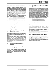 浏览型号PIC17LC42A-33I/JW的Datasheet PDF文件第7页