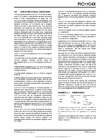 浏览型号PIC17LC42A-33I/JW的Datasheet PDF文件第9页