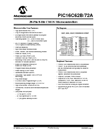 浏览型号PIC16C72A-04I/JW的Datasheet PDF文件第1页