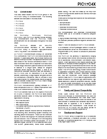 浏览型号PIC17CR42-25I/P的Datasheet PDF文件第5页