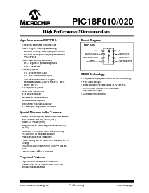 浏览型号PIC18LF020的Datasheet PDF文件第3页
