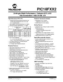 浏览型号PIC18FXX2的Datasheet PDF文件第3页