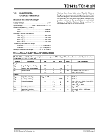 浏览型号TC1413COA的Datasheet PDF文件第3页