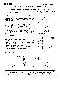 浏览型号TC74VHC238F的Datasheet PDF文件第1页