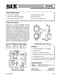浏览型号RF2958TR13的Datasheet PDF文件第1页