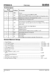 浏览型号RT9262ACS的Datasheet PDF文件第4页