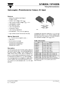 浏览型号SFH6206-2的Datasheet PDF文件第1页