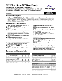浏览型号S29WS064N0LBFW111的Datasheet PDF文件第3页