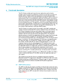 浏览型号SC16C2550IN40的Datasheet PDF文件第9页