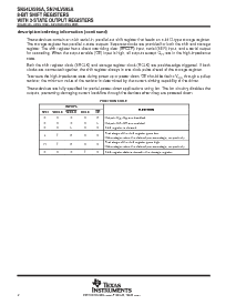 浏览型号SN74LV595AD的Datasheet PDF文件第2页