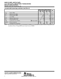 浏览型号SN74LVTH543DW的Datasheet PDF文件第4页