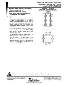 浏览型号SN74ALS541DWR的Datasheet PDF文件第1页