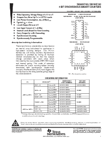 浏览型号SN74HC163DBR的Datasheet PDF文件第1页