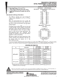 浏览型号SN74AHC573DBLE的Datasheet PDF文件第1页