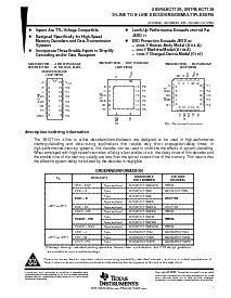 浏览型号SN74AHCT138DBR的Datasheet PDF文件第1页