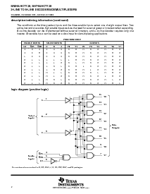 浏览型号SN74AHCT138DBR的Datasheet PDF文件第2页