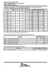 浏览型号SN74AHCT373DWR的Datasheet PDF文件第4页