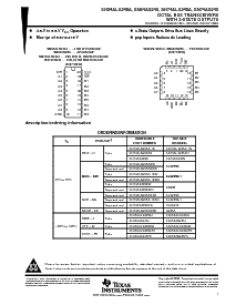 浏览型号SN74ALS245A-1NSR的Datasheet PDF文件第1页