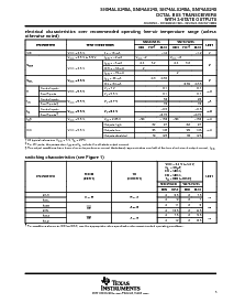 浏览型号SN74ALS245A-1NSR的Datasheet PDF文件第5页