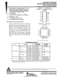 浏览型号SN74HC367NSR的Datasheet PDF文件第1页