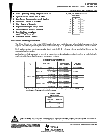 浏览型号SN74HC4066PW的Datasheet PDF文件第1页