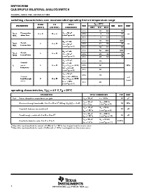 浏览型号SN74HC4066PW的Datasheet PDF文件第4页