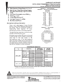 浏览型号SN74HC574PW的Datasheet PDF文件第1页