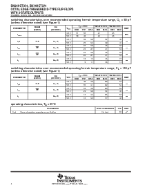 浏览型号SN74HCT374NSR的Datasheet PDF文件第4页