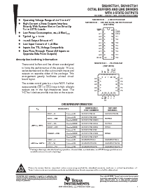 浏览型号SN74HCT541DWR的Datasheet PDF文件第1页