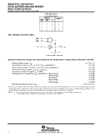 浏览型号SN74HCT541DWR的Datasheet PDF文件第2页