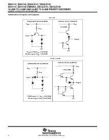 浏览型号SN74LS148NE4的Datasheet PDF文件第6页