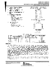 浏览型号SN74LS181N3的Datasheet PDF文件第1页