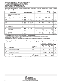 浏览型号SN74LS221NSR的Datasheet PDF文件第6页