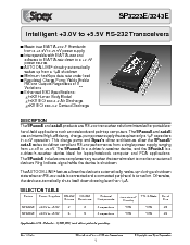 浏览型号SP3243EEA的Datasheet PDF文件第1页