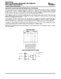 浏览型号SN74LVC1G123YEPR的Datasheet PDF文件第2页