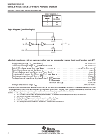 浏览型号SN74LVC1G3157YZPR的Datasheet PDF文件第2页