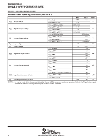 浏览型号SN74LVC1G32YZAR的Datasheet PDF文件第4页