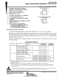 浏览型号SN74LVC1G79DCKT的Datasheet PDF文件第1页