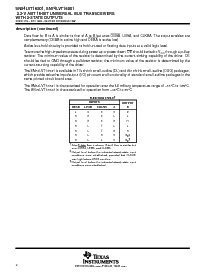 浏览型号SN74LVT16501DLRG4的Datasheet PDF文件第2页