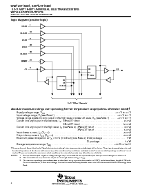 浏览型号SN74LVT16501DLRG4的Datasheet PDF文件第4页