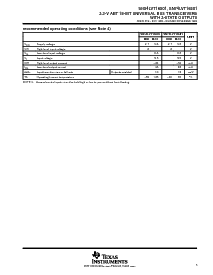 浏览型号SN74LVT16501DLRG4的Datasheet PDF文件第5页