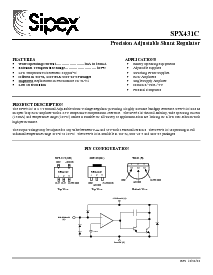 浏览型号SPX431CM1的Datasheet PDF文件第1页