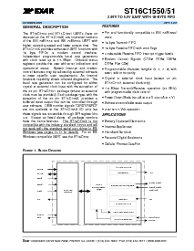 浏览型号ST16C1550CJ28的Datasheet PDF文件第1页