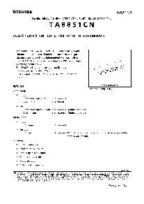 浏览型号TA8851CN的Datasheet PDF文件第1页