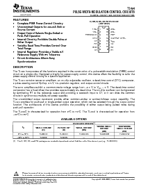 浏览型号TL494CD的Datasheet PDF文件第1页