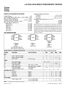 浏览型号TC4427EOA的Datasheet PDF文件第2页