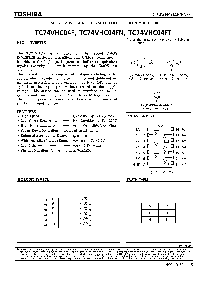 浏览型号TC74VHC04的Datasheet PDF文件第1页